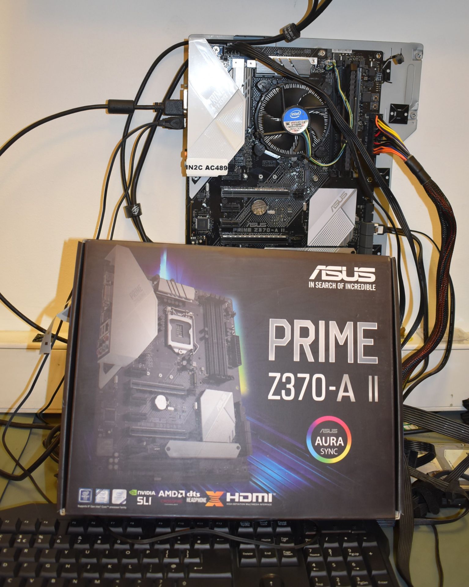 1 x Test Bench PC Components Including an Asus Prime Z370-A II Motherboard & Intel i3-8100 CPU - Image 3 of 18