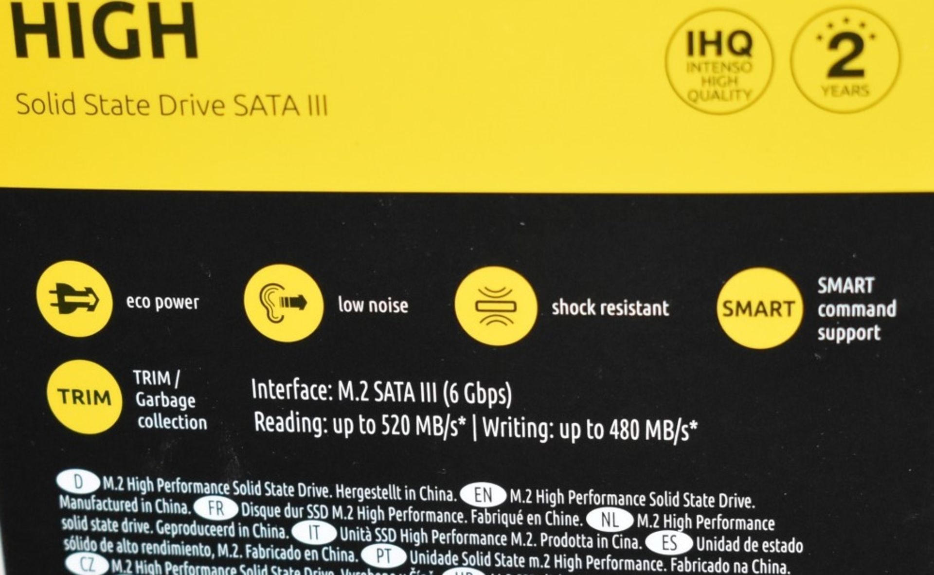 1 x Intenso M.2 Solid State 240gb SSD Hard Drive - New Boxed Stock - Image 3 of 3