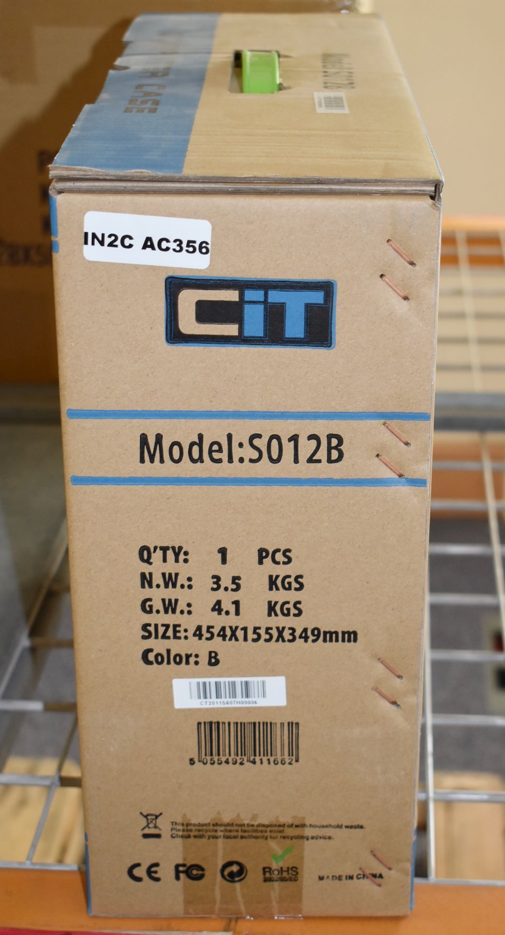 1 x CIT Small Form Factor PC Case With 300w Power Supply - New Boxed Stock - Image 3 of 3