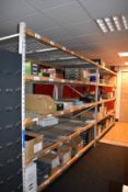 2 x Bays of Heavy Duty Storage Racking With Shelves - Includes 3 x Uprights, 20 x Crossbeams