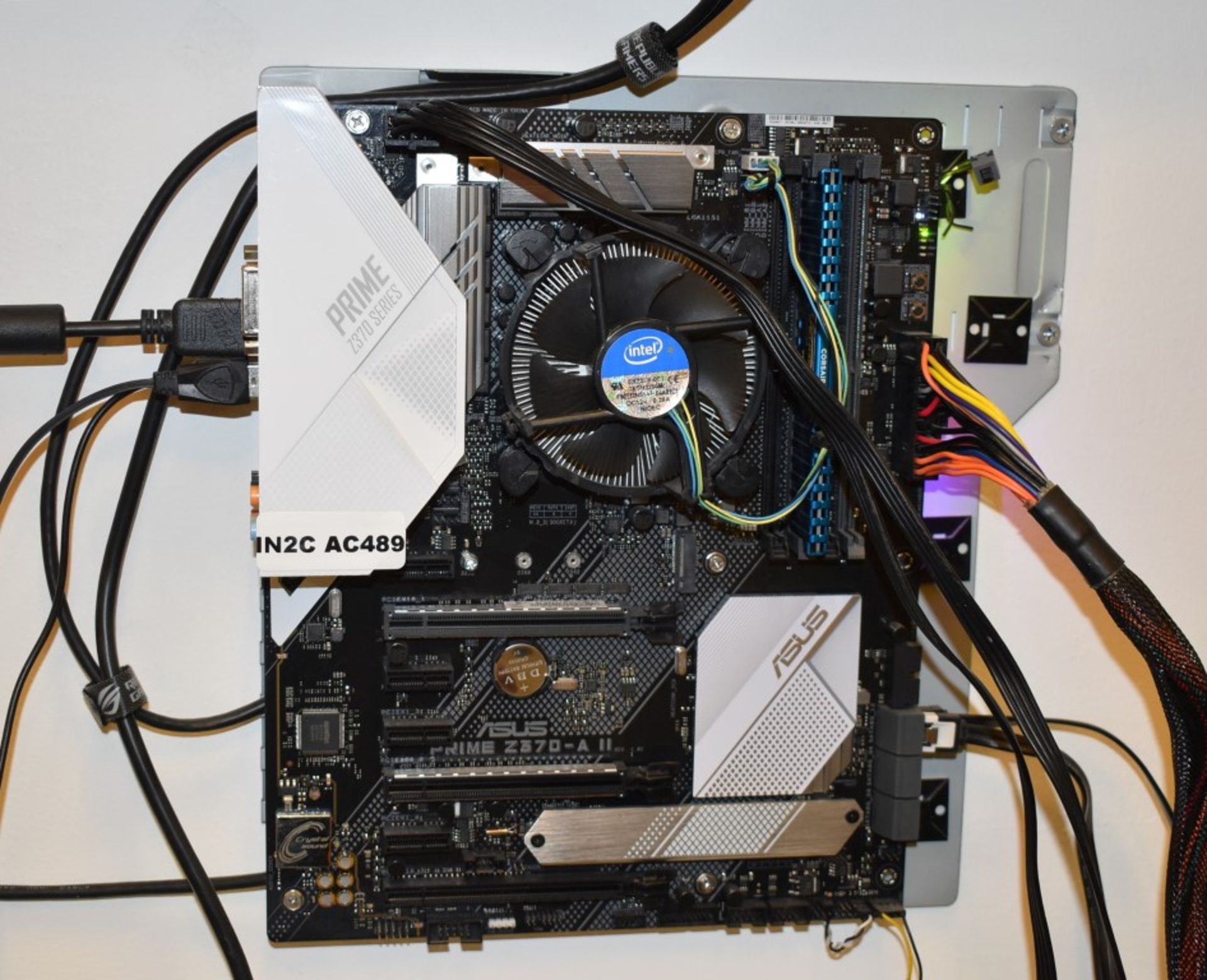 1 x Test Bench PC Components Including an Asus Prime Z370-A II Motherboard & Intel i3-8100 CPU - Image 2 of 18