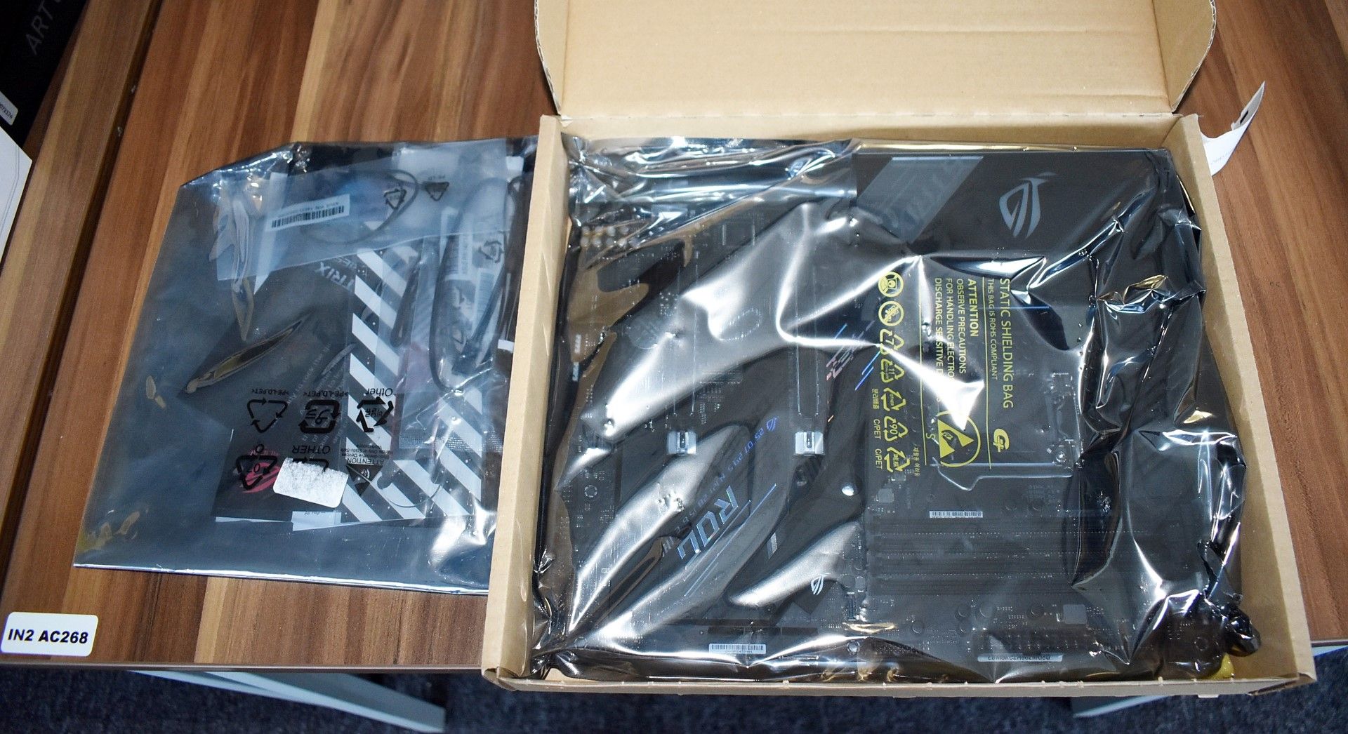 1 x Asus Strix Z490-F Intel LGA1200 Gaming Motherboard - Open Boxed Stock With Accessories - Image 2 of 5