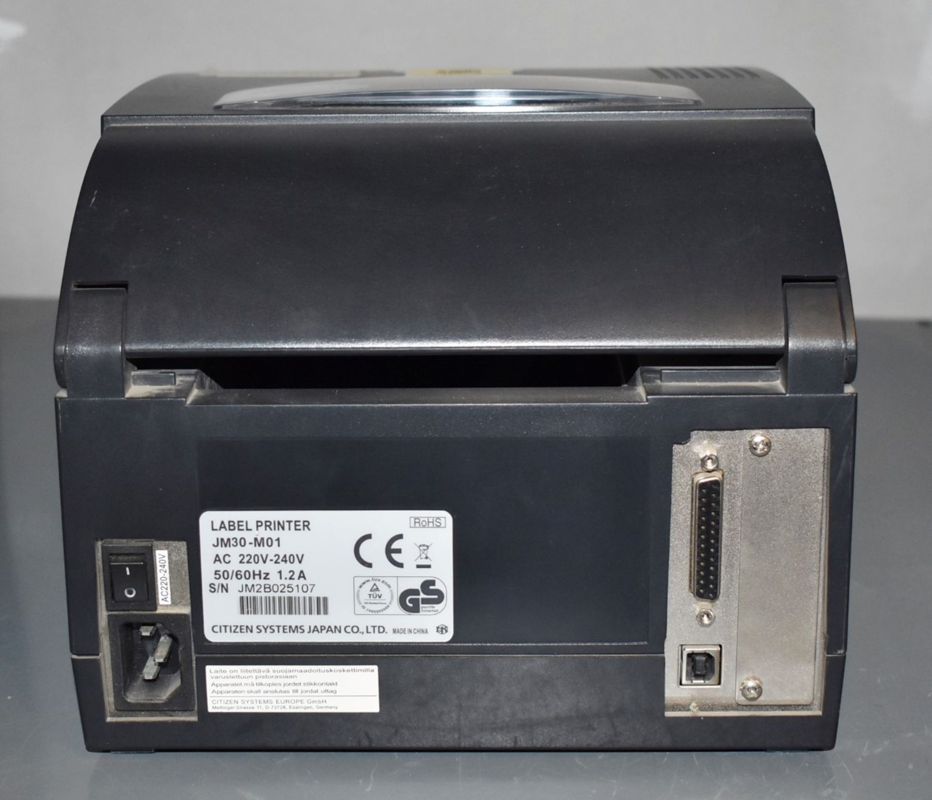 1 x Citizen CL-S521 Direct Thermal USB Label Printer - Includes One Roll of Labels, Power Lead and - Image 7 of 13