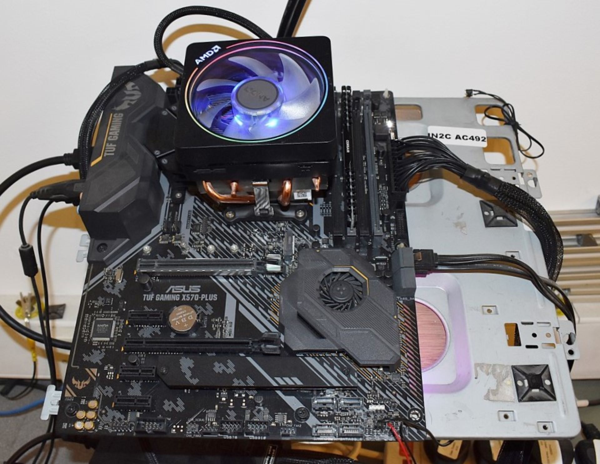 1 x Test Bench PC Components Including an Asus TUF X570-Plus Gaming Motherboard and Ryzen 5600XT CPU - Image 8 of 13