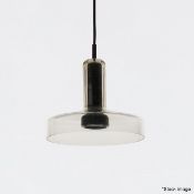 1 x ARTEMIDE Stablight 'C' Designer Suspension Lamp in a Brown Blown Glass - Original Price £320.00