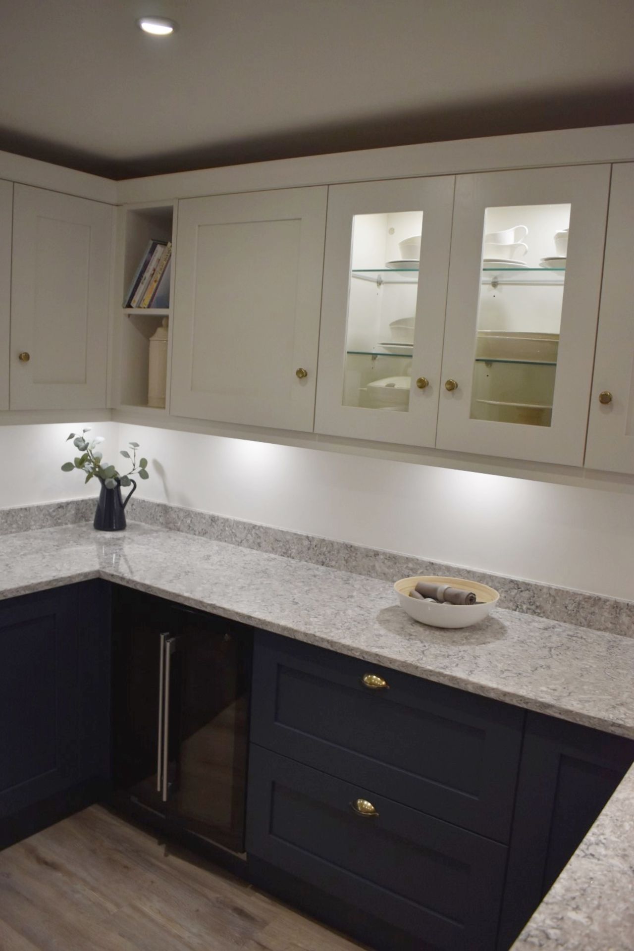 1 x 'Mornington' Shaker-style Feature-rich Fitted Kitchen in Blue, with Premium Branded Appliances - Image 61 of 67