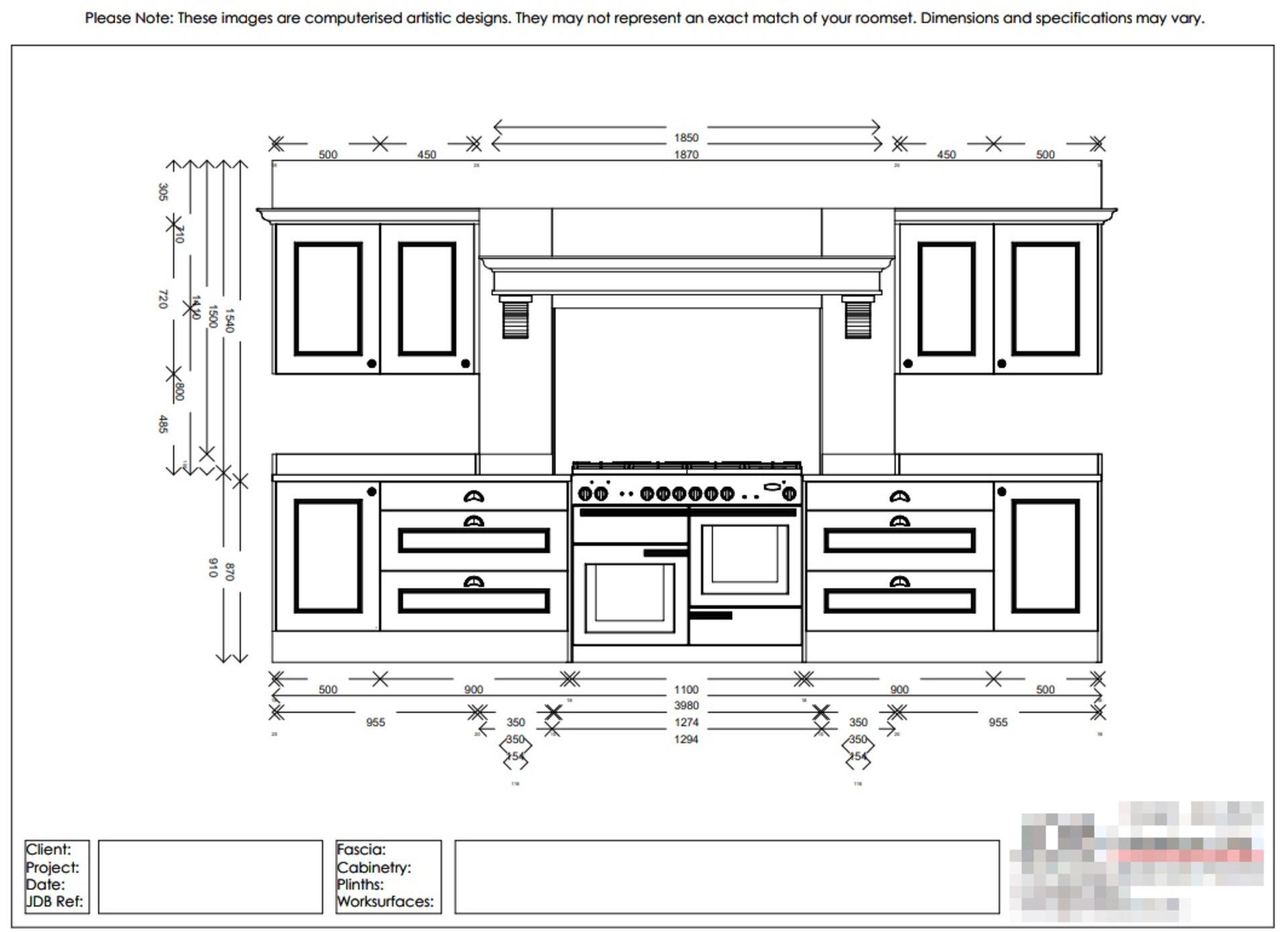 1 x Mornington Beaded Shaker-style Kitchen Units with Rangemaster Classic Cooker - Bild 4 aus 36