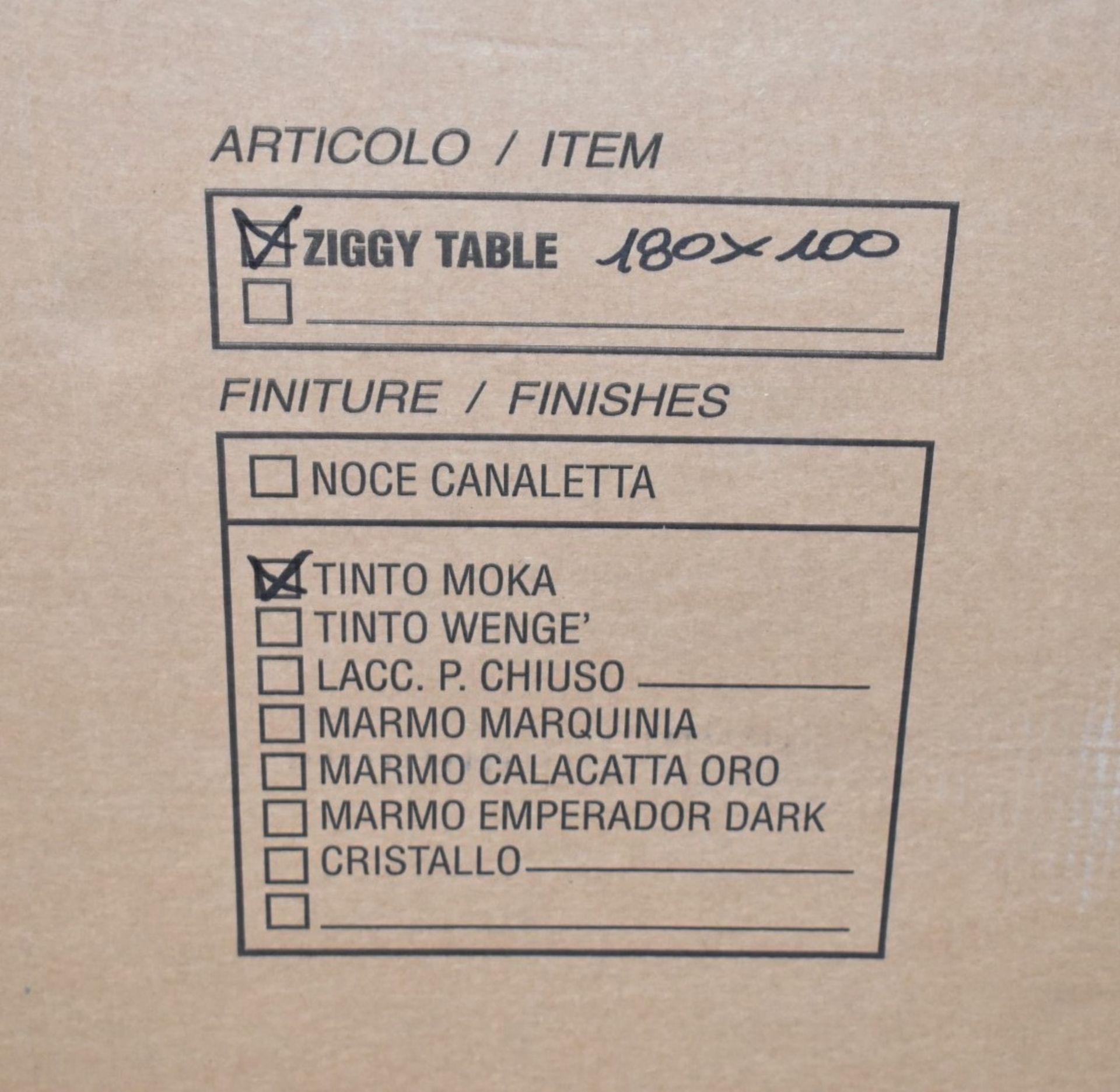 1 x PORADA 'Ziggy' Italian Designer Dining Table - Original Price £6,433 - Bild 4 aus 9