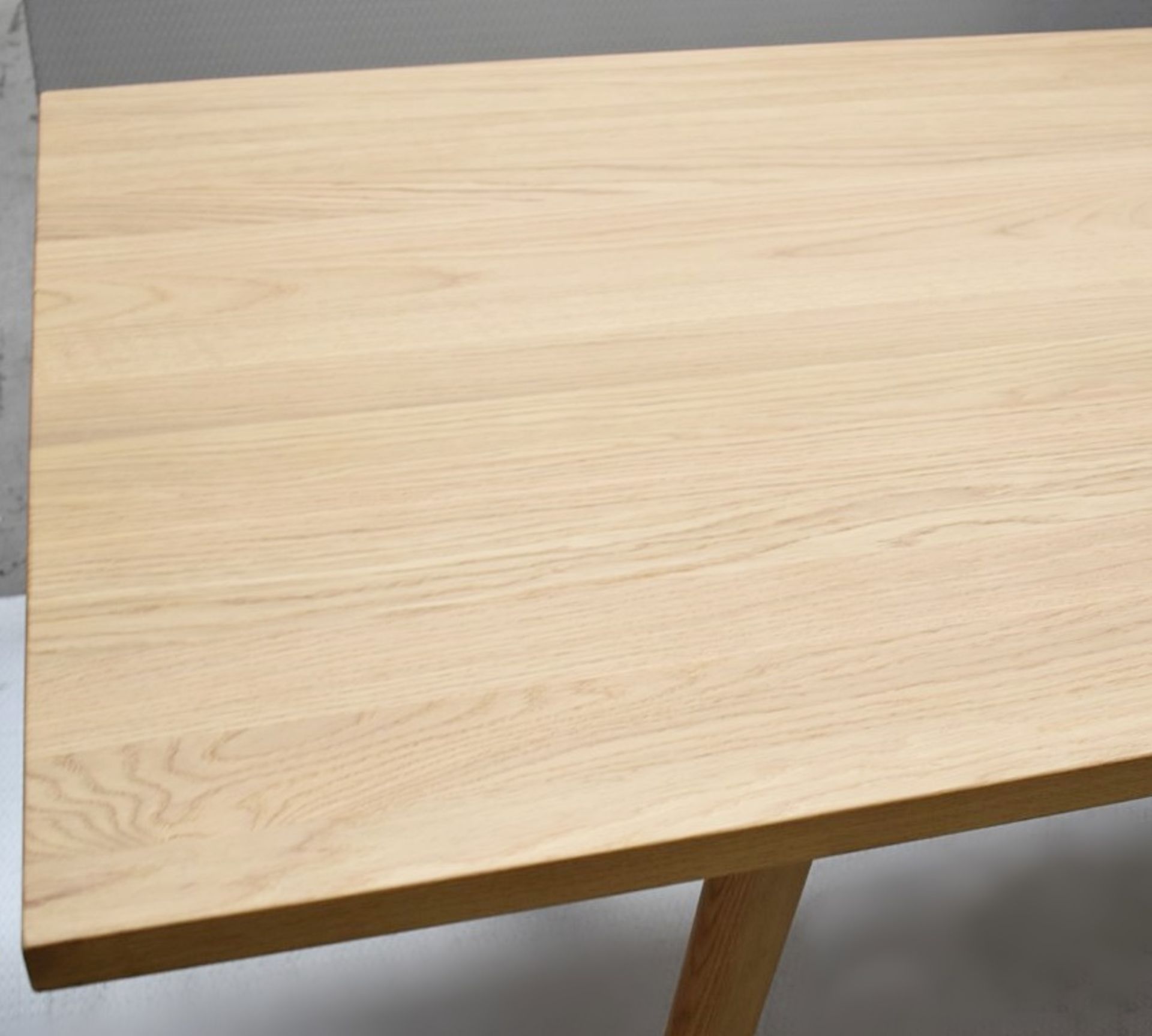 1 x VITRA / JEAN PROUVÉ 'Solvay' Solid Oak Designer 2.6-Metre Dining Table - Original Price £7,000 - Bild 6 aus 9