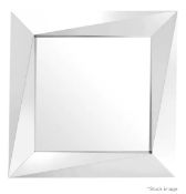 1 x EICHHOLTZ Rivoli Luxury Square Wall Mirror - Original Price £1,825