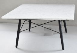 1 x VITRA Eames Marble-topped Square Coffee Table, 76x76 *Read Full Description* Original Price £1,7