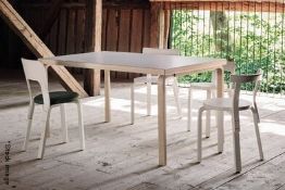 1 x VITRA / ARTEK 'Aalto 82A' Designer Table, In Birch - Original Price £979.00