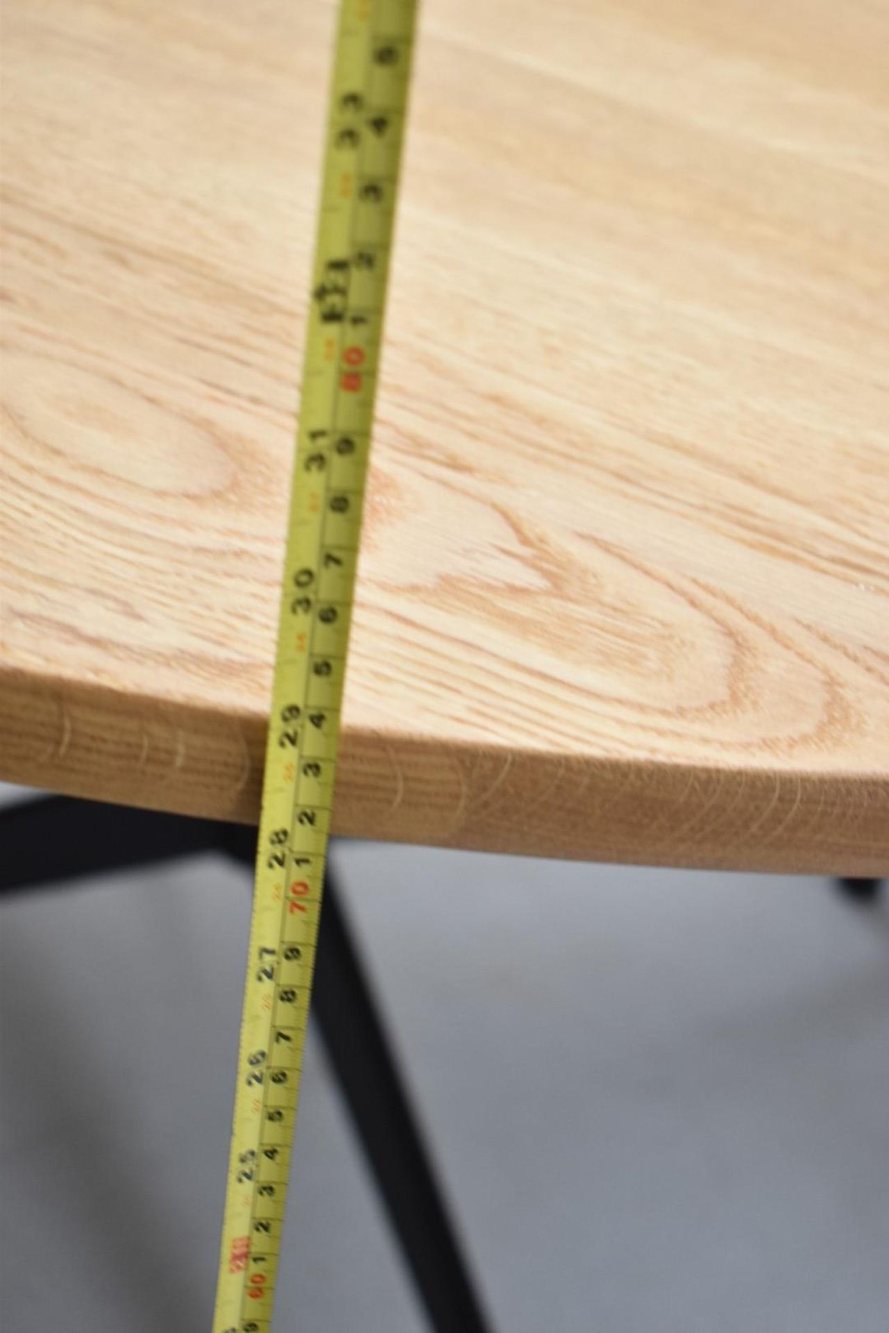 1 x VITRA / EAMES 'Segmented' Designer Solid Oak Topped Round Dining Table - Original Price £1,750 - Image 7 of 7