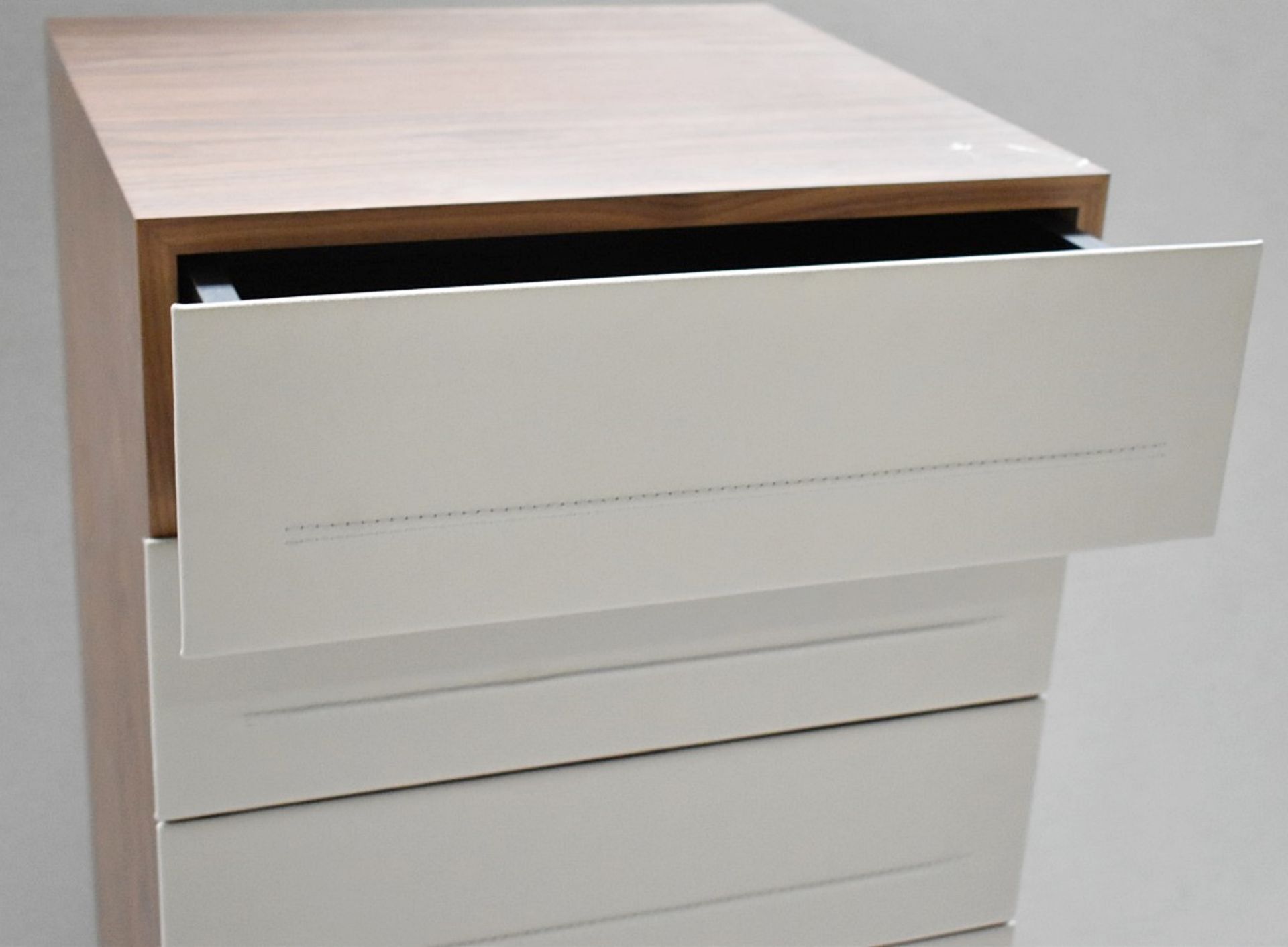 1 x CATTELAN ITALIA Dyno Luxury Italian Leather Fronted 7-Drawer Tall Chest - Original Price £4,000 - Image 3 of 7