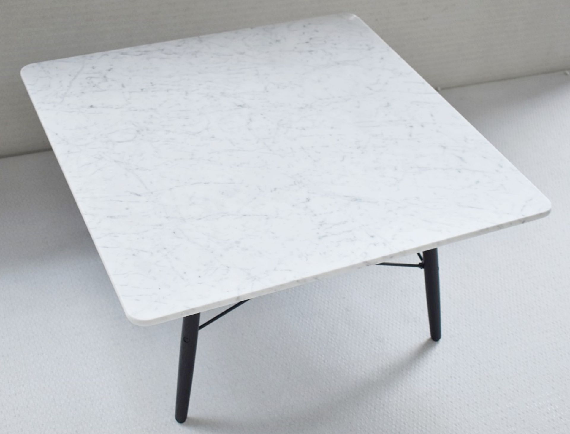 1 x VITRA Eames Marble-topped Square Coffee Table, 76x76 *Read Full Description* Original Price £1,7 - Image 2 of 6