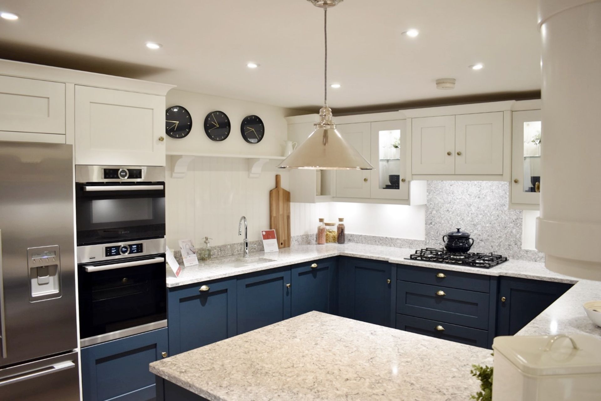 1 x 'Mornington' Shaker-style Feature-rich Fitted Kitchen in Blue, with Premium Branded Appliances - Image 2 of 67