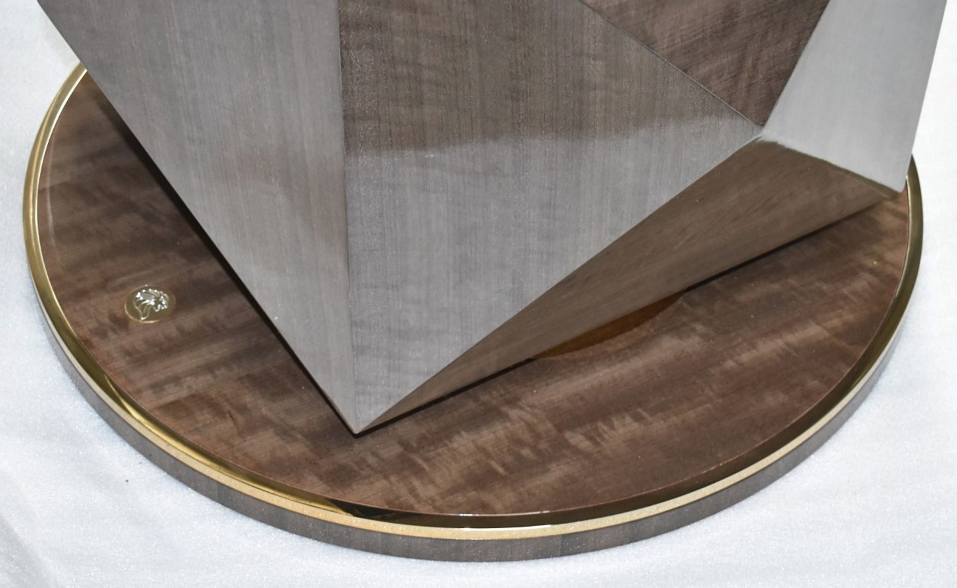 1 x GIORGIO COLLECTION 'Infinity' Exisite Luxury Round Wooden Table Base - Image 4 of 5