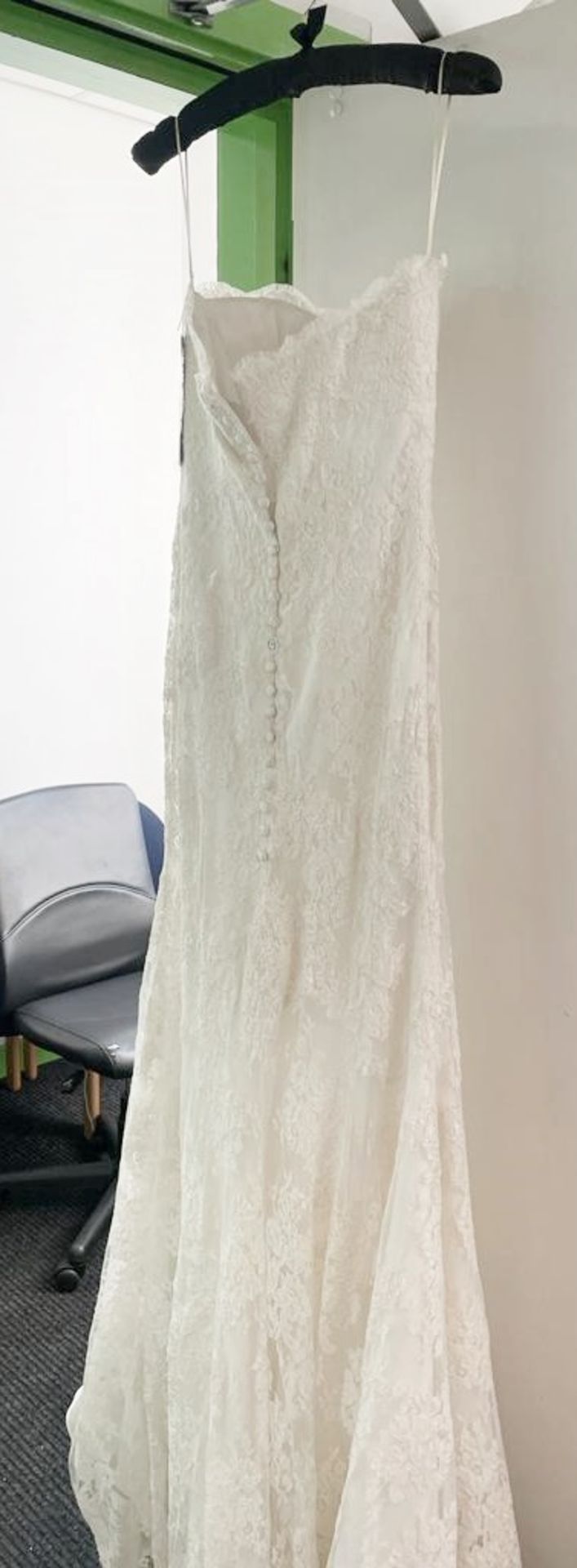 1 x ANNASUL Y 'Zelma' Designer Wedding Dress Bridal Gown - Size: UK 12 - Original RRP £1,750 - Image 3 of 11