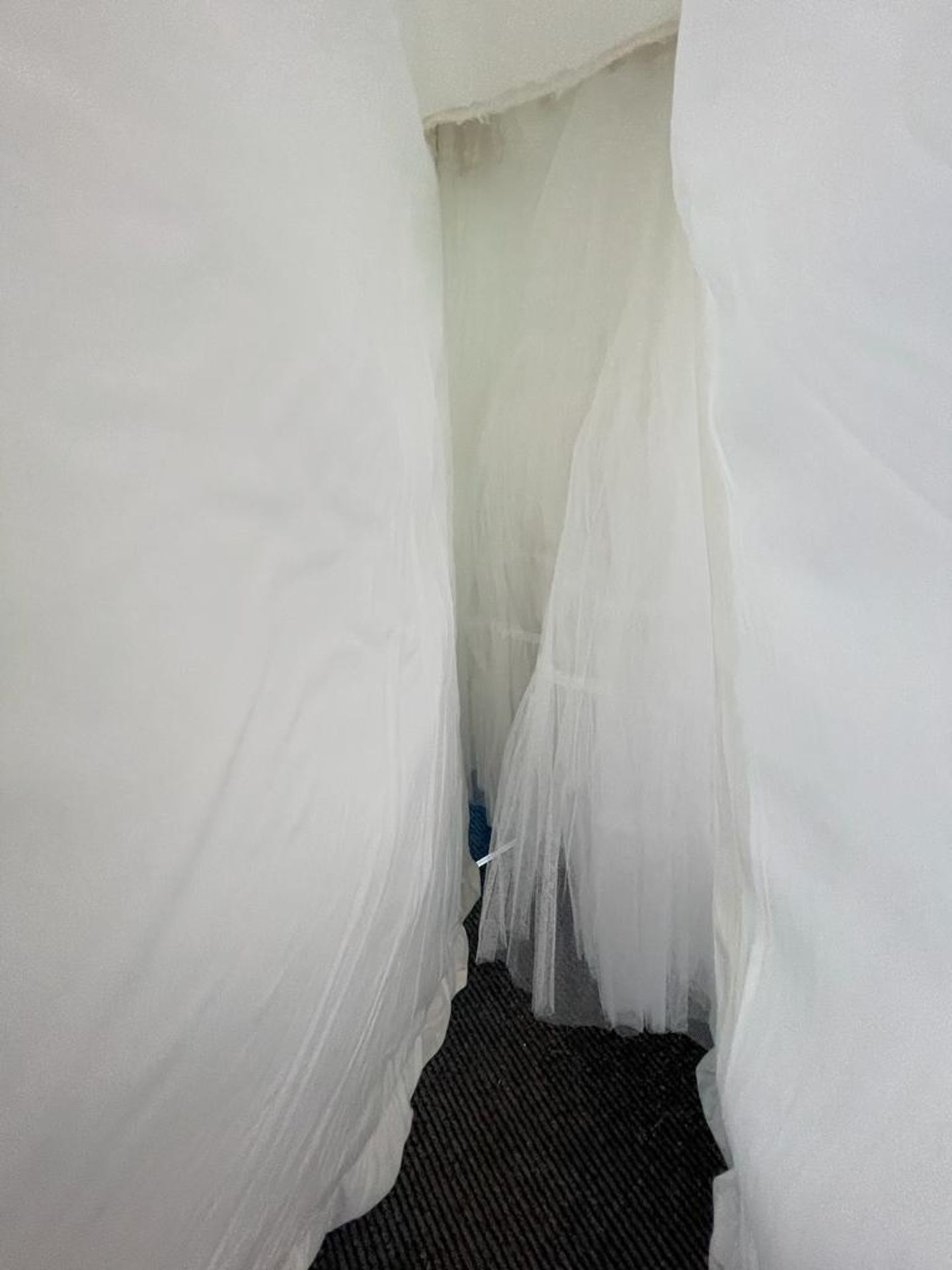 1 x MIA-MIA 'Tamara' Designer Wedding Dress Bridal Gown, With Illusion Neckline, Boned Corset And - Image 11 of 16