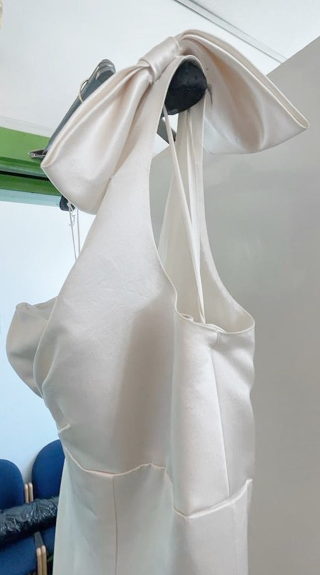 1 x MIA-MIA 'Liezel' Satin Designer Fishtail Wedding Dress Bridal Gown - Original RRP £1,600 - Image 4 of 14