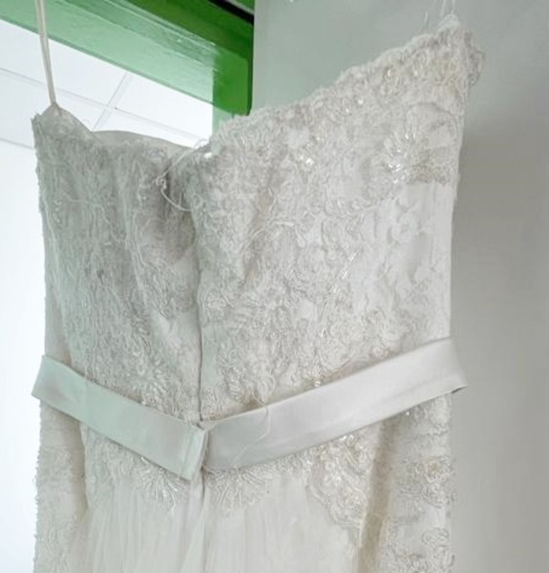 1 x LUSAN MANDONGUS 'Radella' Designer Wedding Dress Bridal Gown - Size: UK 16 - Original RRP £1,560 - Image 13 of 13