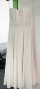 1 x ALAN HANNAH 'Olivette' Designer Wedding Dress Bridal Gown - Size: UK 14 - Original RRP £1,700