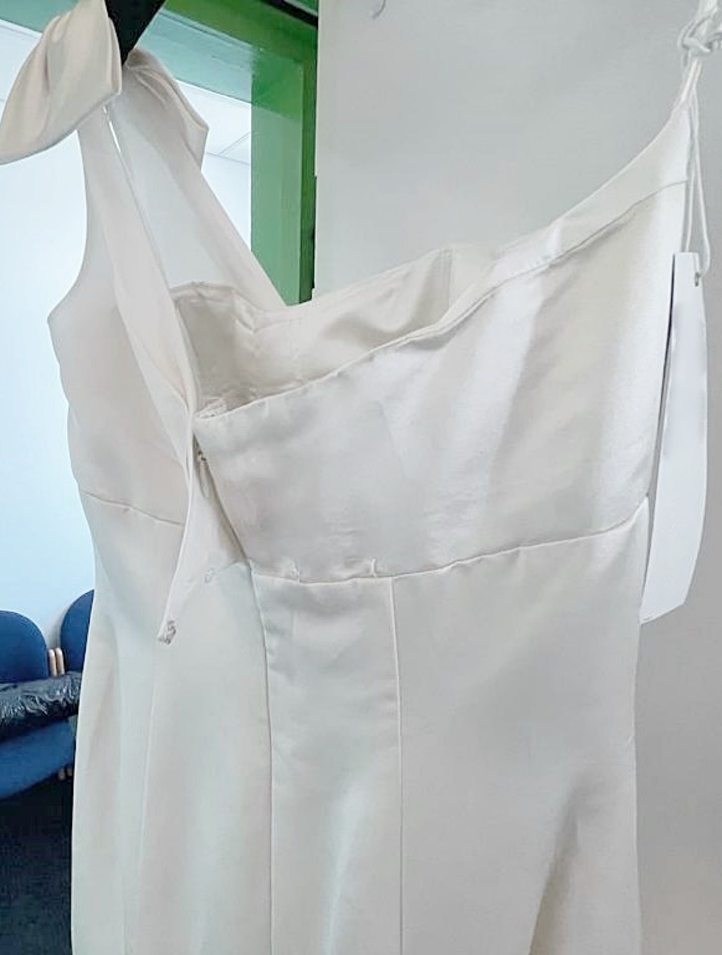 1 x MIA-MIA 'Liezel' Satin Designer Fishtail Wedding Dress Bridal Gown - Original RRP £1,600 - Image 10 of 14