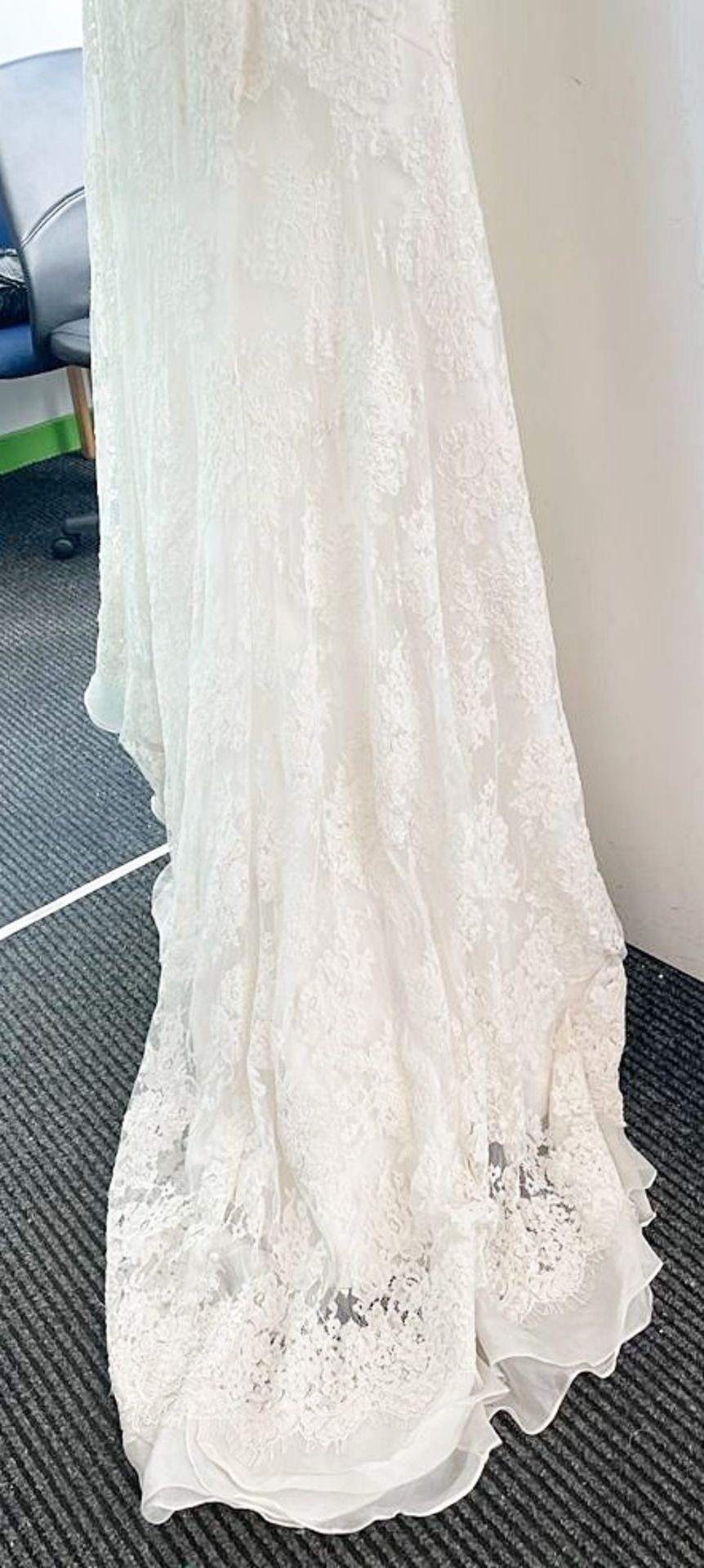 1 x ANNASUL Y 'Zelma' Designer Wedding Dress Bridal Gown - Size: UK 12 - Original RRP £1,750 - Image 9 of 11