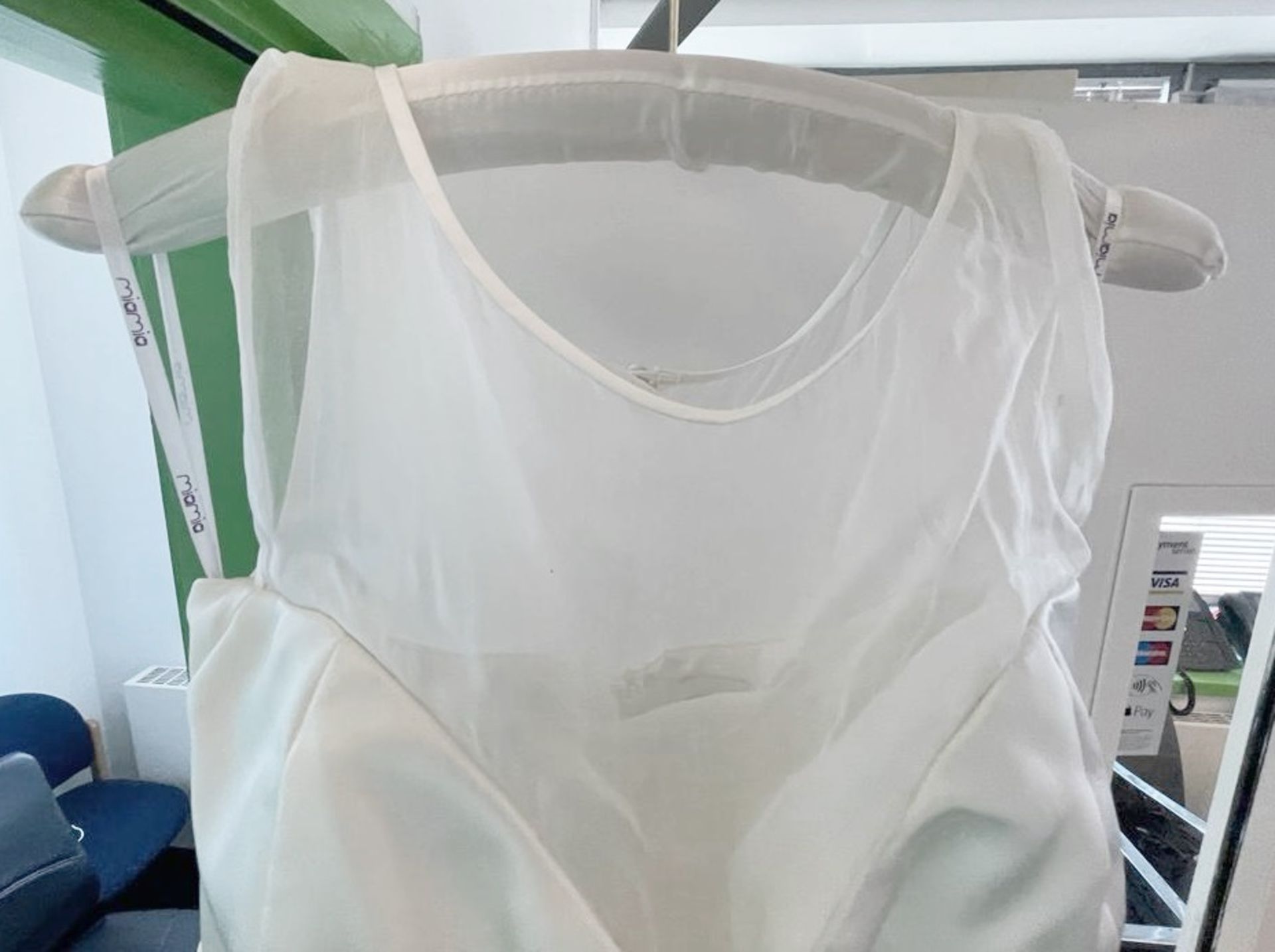 1 x MIA-MIA 'Tamara' Designer Wedding Dress Bridal Gown, With Illusion Neckline, Boned Corset And - Image 6 of 16