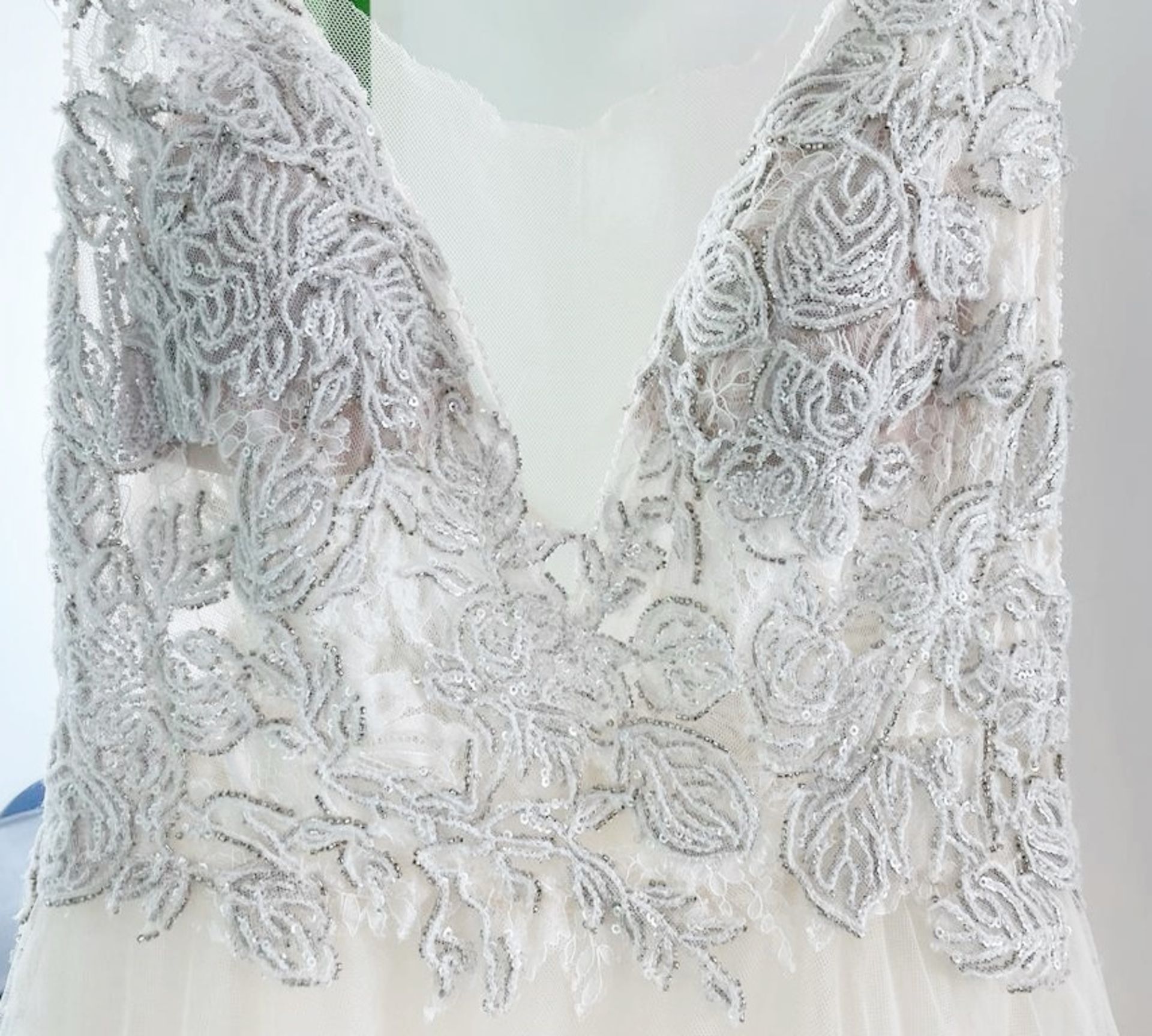 1 x ANNASUL Y 'Cameron' Designer Wedding Dress Bridal Gown - Size: UK 12 - Ref: DRS043 - CL823 - - Image 6 of 13
