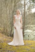 1 x LILLIAN WEST 'Harper' Designer Wedding Dress Bridal Gown - Size: UK 12 - Original RRP £1,450