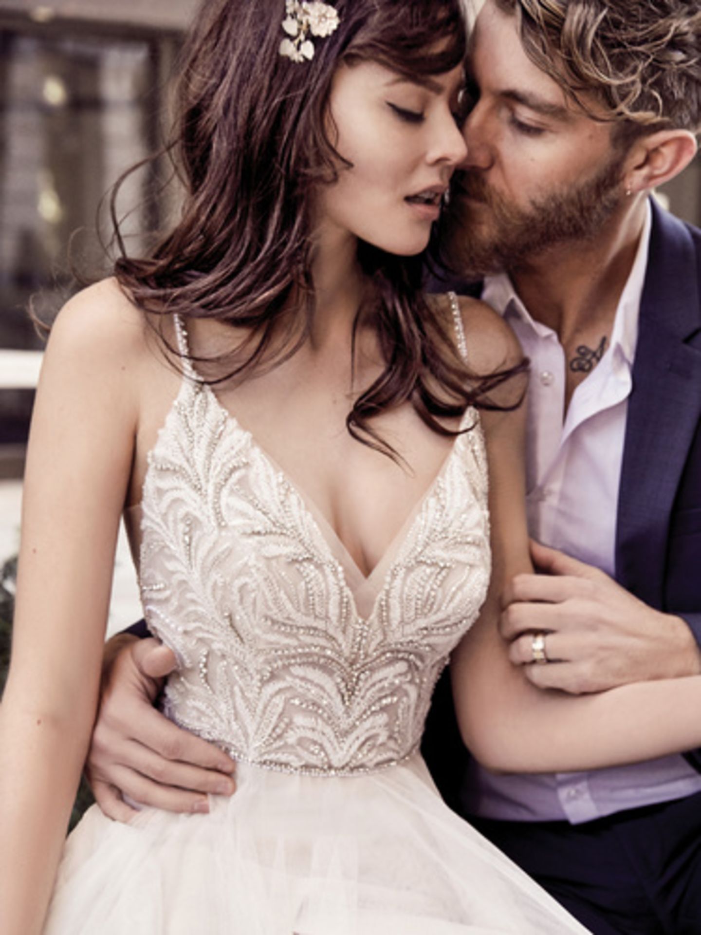1 x MAGGIE SOTTERO 'Charlene' Boho-Style Aline Designer Wedding Dress Bridal Gown - RRP £1,900 - Image 7 of 15
