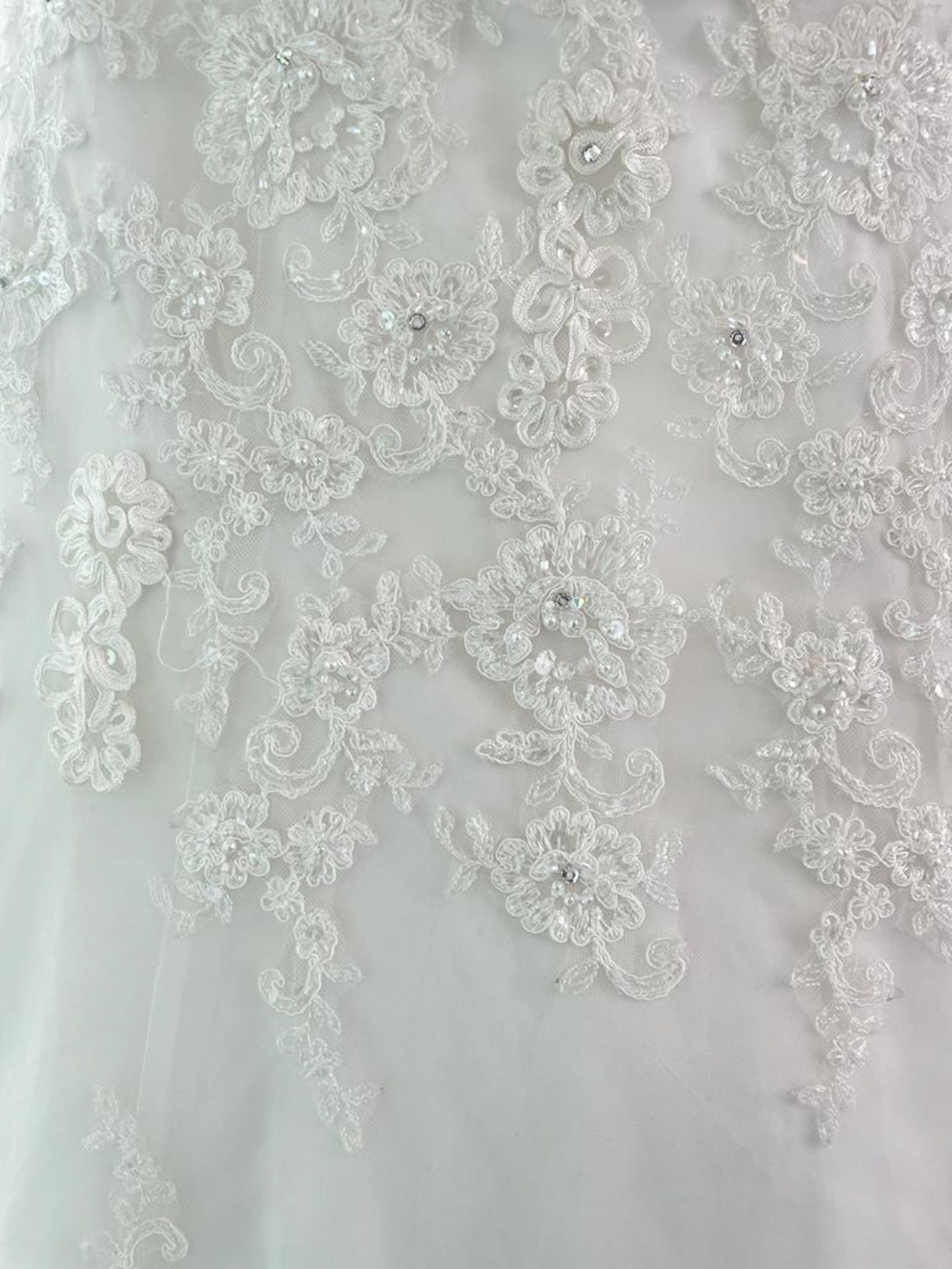 1 x ATELIER LYANNA Designer Wedding Dress Bridal Gown - Size: UK 12 - Original RRP £1,600 - Image 4 of 14