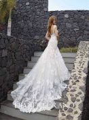 1 x DIANA LEGRANDE '7517' Designer Wedding Dress Bridal Gown - Size: UK 10 - Original RRP £1,800