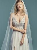 1 x MAGGIE SOTTERO 'Charlene' Boho-Style Aline Designer Wedding Dress Bridal Gown - RRP £1,900