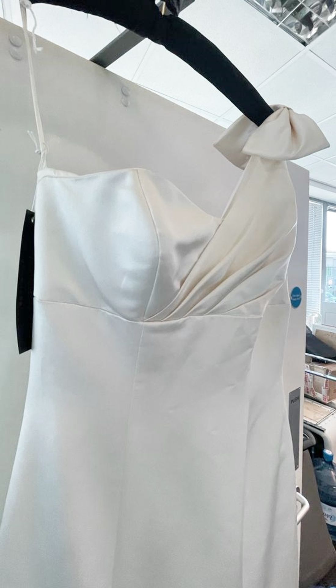 1 x MIA-MIA 'Liezel' Satin Designer Fishtail Wedding Dress Bridal Gown - Original RRP £1,600 - Image 14 of 14