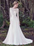 1 x MAGGIE SOTTERO 'Deirdre' Designer Wedding Dress Bridal Gown - Size: UK 10 - Original RRP £15,060