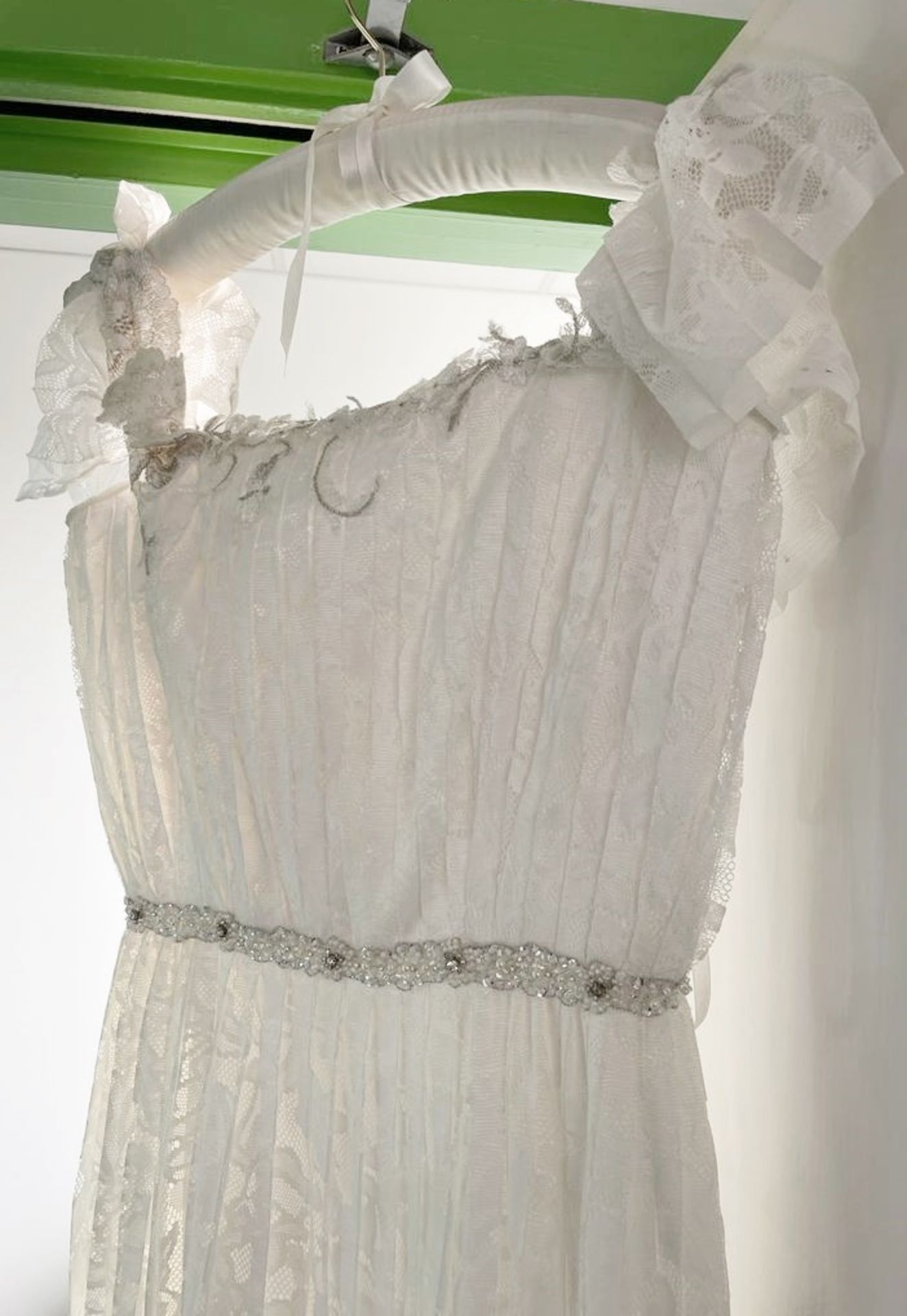 1 x DAVID FIELDEN Sposa Designer Wedding Dress Bridal Gown - Size: UK 14 - Original RRP £2,340 - Image 2 of 10