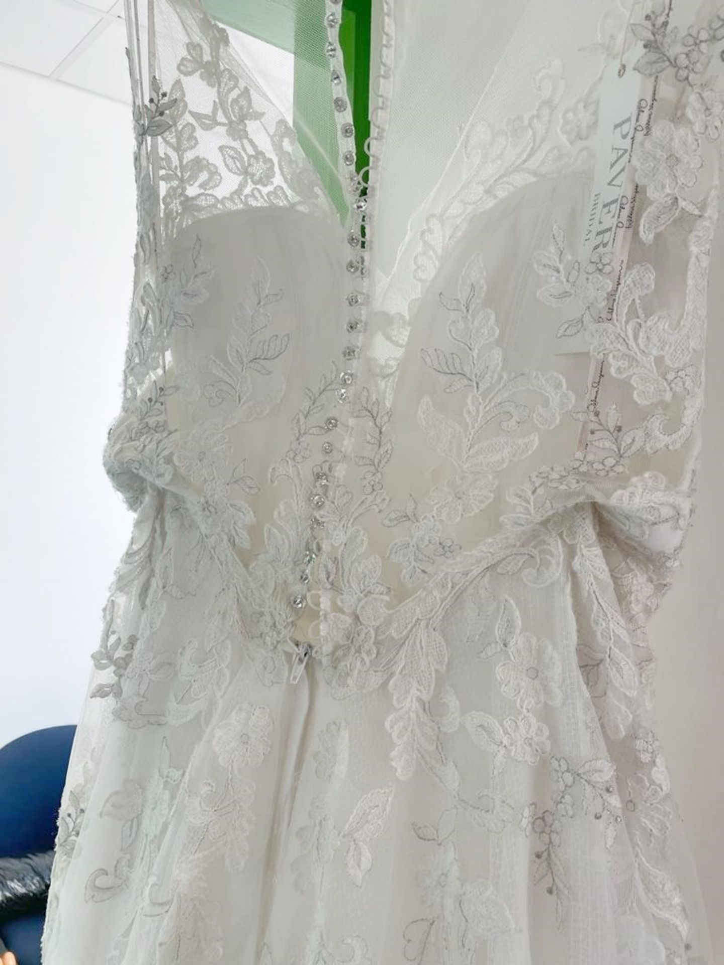 1 x REBECCA INGRAM 'Camille' Designer Wedding Dress Bridal Gown - Size: UK 10 - Original RRP £1,450 - Image 11 of 15