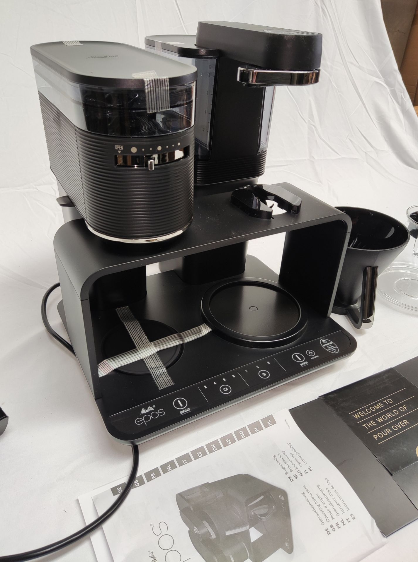 1 x MELITTA Epos Coffee Machine With Grinder - Boxed - Original RRP £399 - Ref: 7129012/HJL350/C19/ - Image 3 of 14