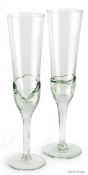 A Pair Of x SOHO HOUSE 'Clement' Champagne Glasses (180ml) - Original Value £75.00 - Unused Boxed