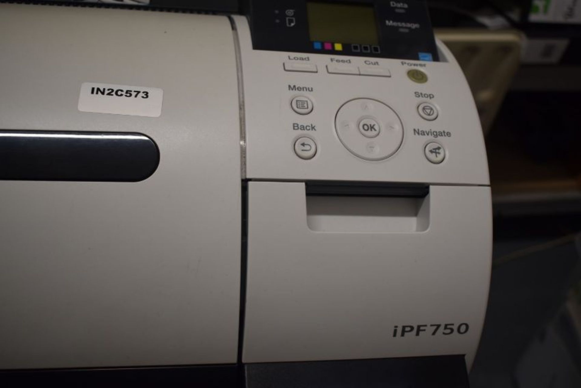 1 x Canon Imageprograf IPF750 Large Format Inkjet Printer Plotter - Ref: C573 SR - CL816 - Location: - Image 5 of 8
