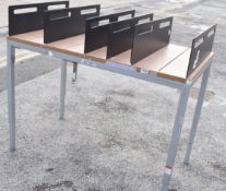 1 x Parcel Packing Sorting Desk With 6 x Dividers - Ref: HAS2525 G/IT - CL987 - Location: Altrincham