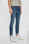 1 x Pair Of Men's Genuine Wrangler BRYSON Skinny Jeans In Blue - Size: UK 30/32 - Preowned, Like