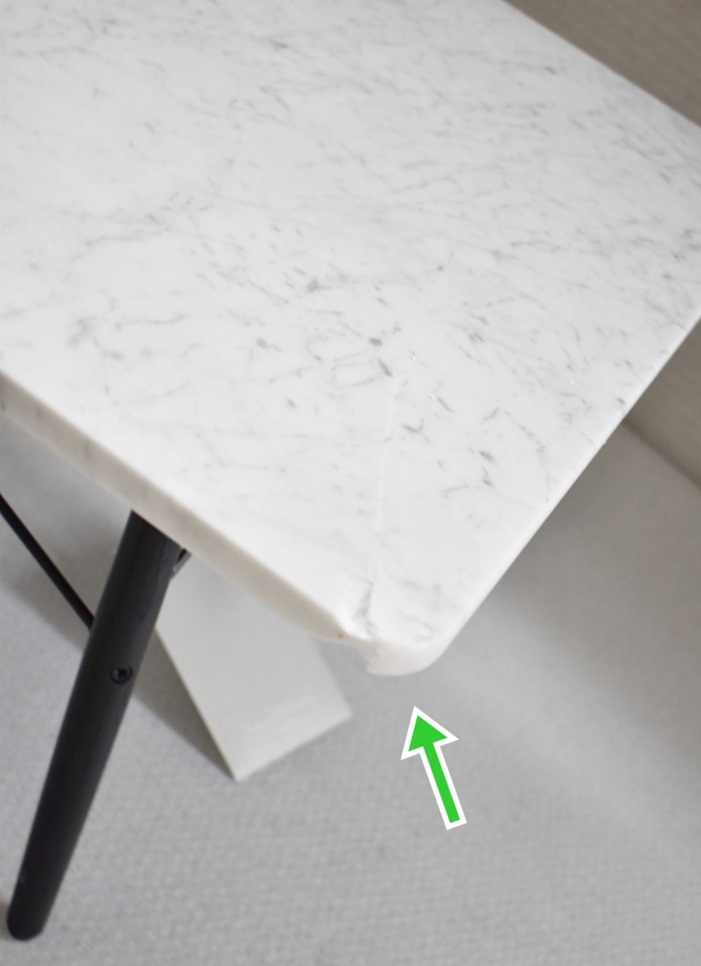 1 x VITRA Eames Marble-topped Square Coffee Table, 76x76 *Read Full Description* Original Price £1,7 - Bild 2 aus 6