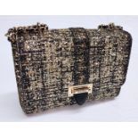 1 x ASPINAL OF LONDON Lottie Bag With Glitter Finish - Boxed - Original RRP £595 - Ref: 7268436/