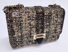 1 x ASPINAL OF LONDON Lottie Bag With Glitter Finish - Boxed - Original RRP £595 - Ref: 7268436/