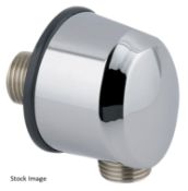 1 x WATERFRONT 'Smart' Bathroom Wall Outlet In Chrome - Ref: GT340 - New & Boxed Stock - CL406 -