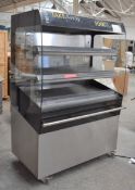 1 x Fri-Jado MD Series Curved Multi-Level Hot Food Grab and Go Cabinet For Rotisserie Chickens