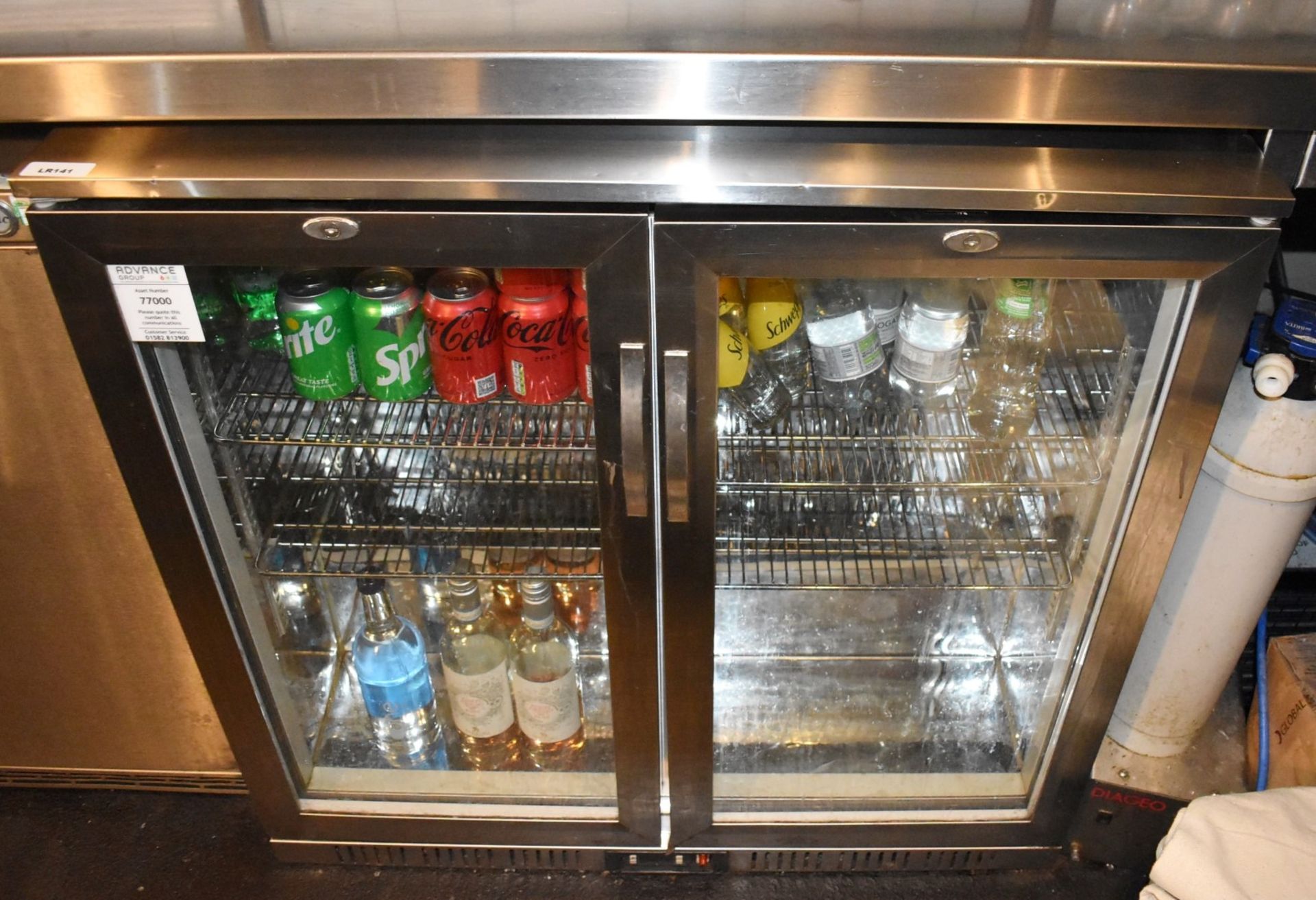 1 x Backbar Bottle Cooler With Stainless Steel Finish - Image 5 of 6